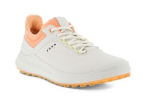 ECCO Women's Golf Core, 10040360261 White / Peach Nectar