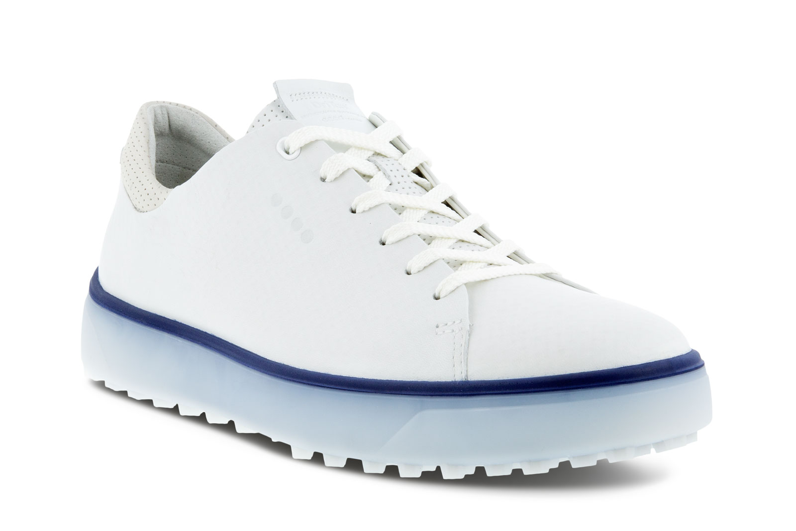 ECCO Men's Golf Tray, 10030460216 White / Blue Depths